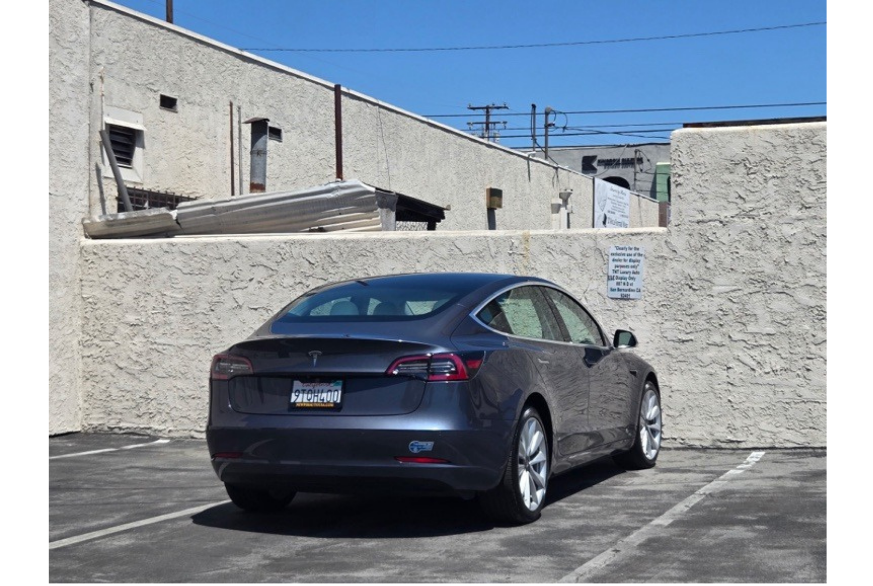 2020 Tesla Model 3 Standard Range Plus Miles 80k