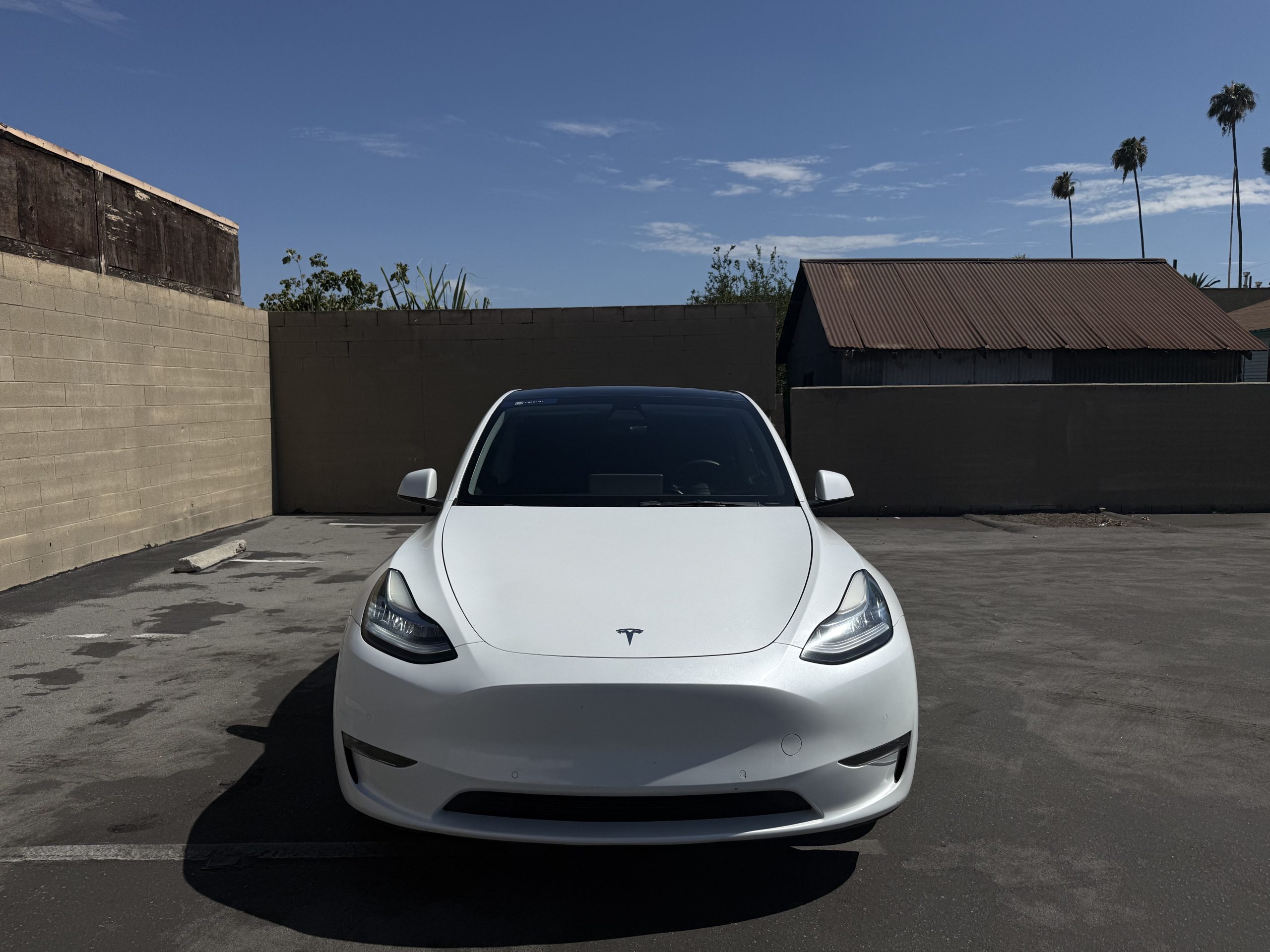 2021 Tesla Model Y White AWD 70K Miles